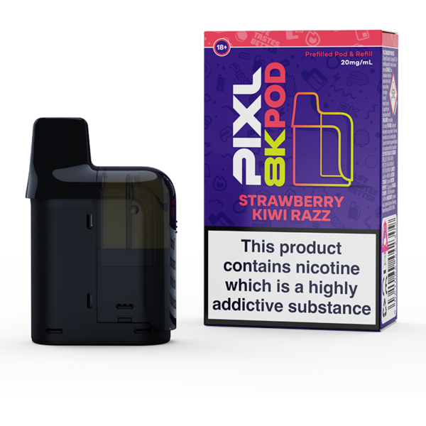 PIXL 8K Pods - Strawberry Kiwi Razz